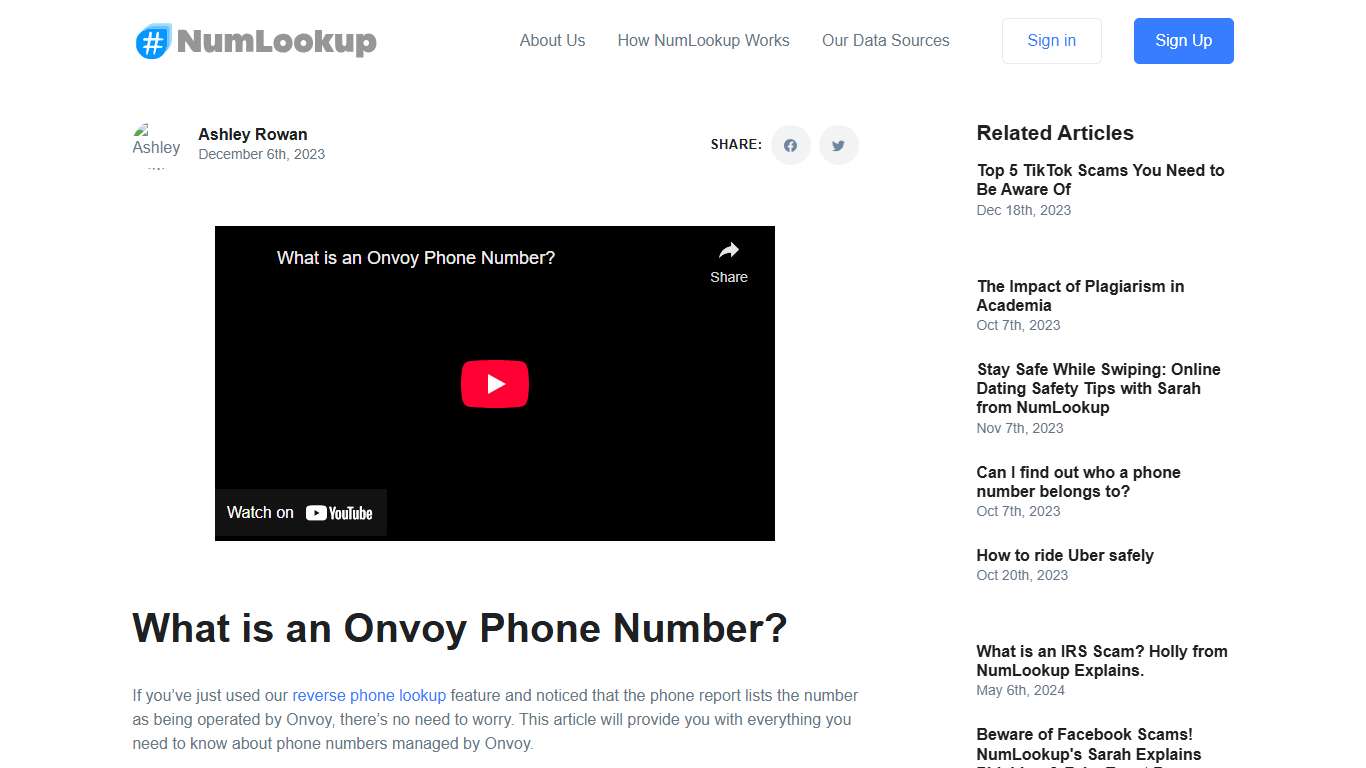 Understanding Onvoy Phone Numbers: Why You Should Be Cautious